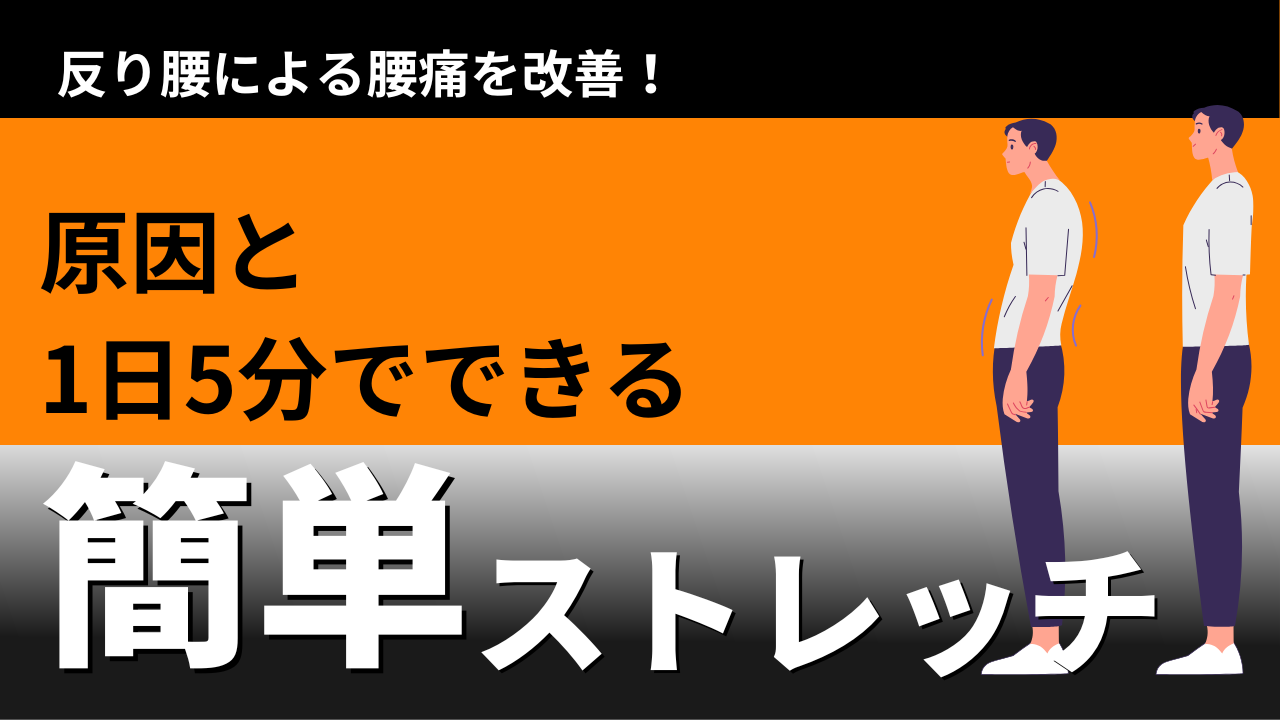 反り腰の腰痛を改善する画像